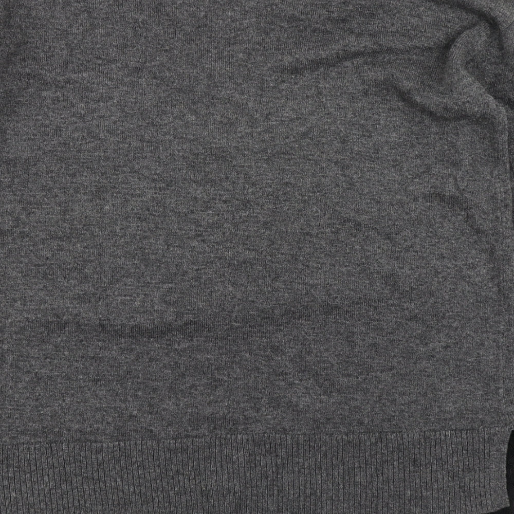 Womens UK Size 8 Topshop Grey Pullover Jumper