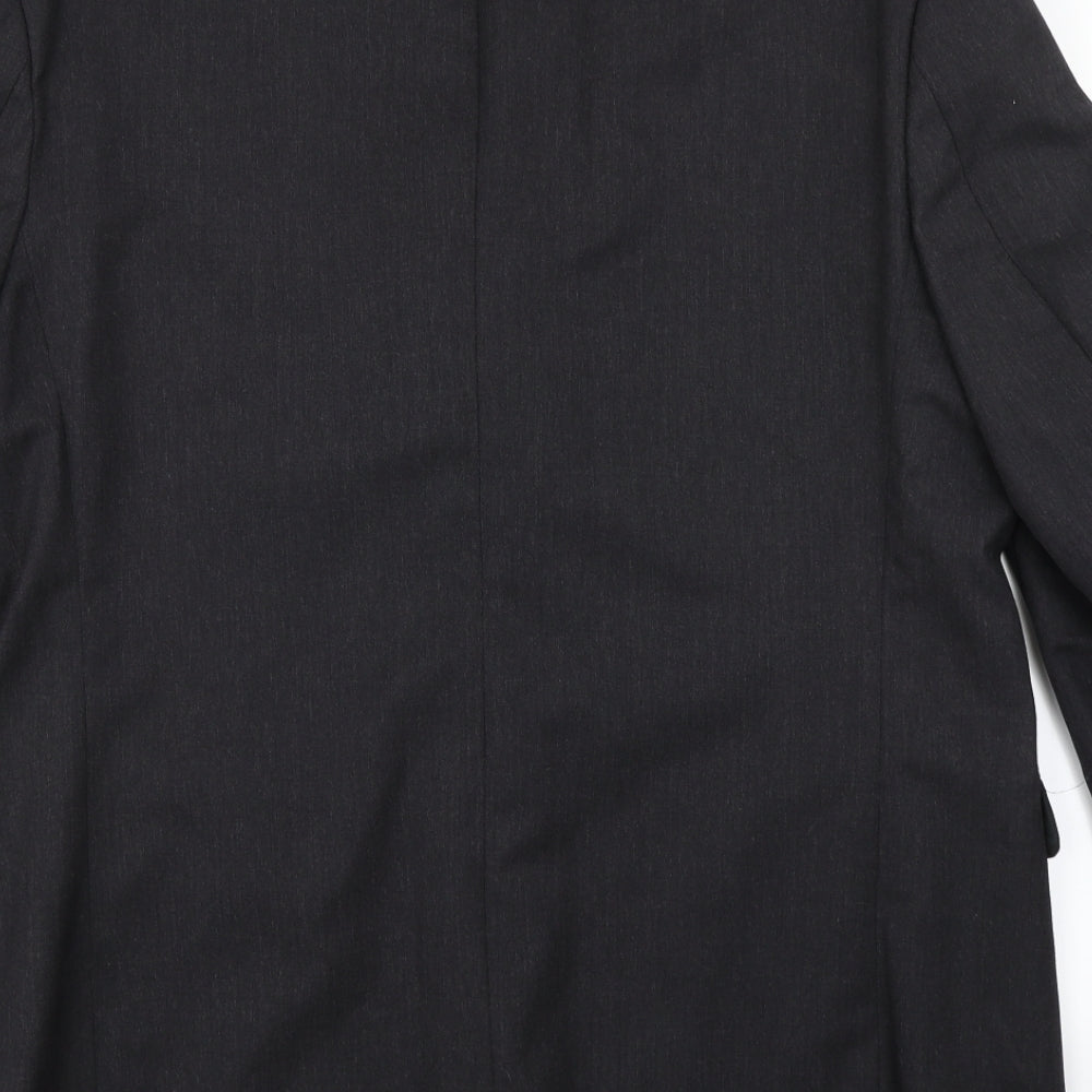 Mens UK Size 44 Preworn Regular Grey Suit Jacket