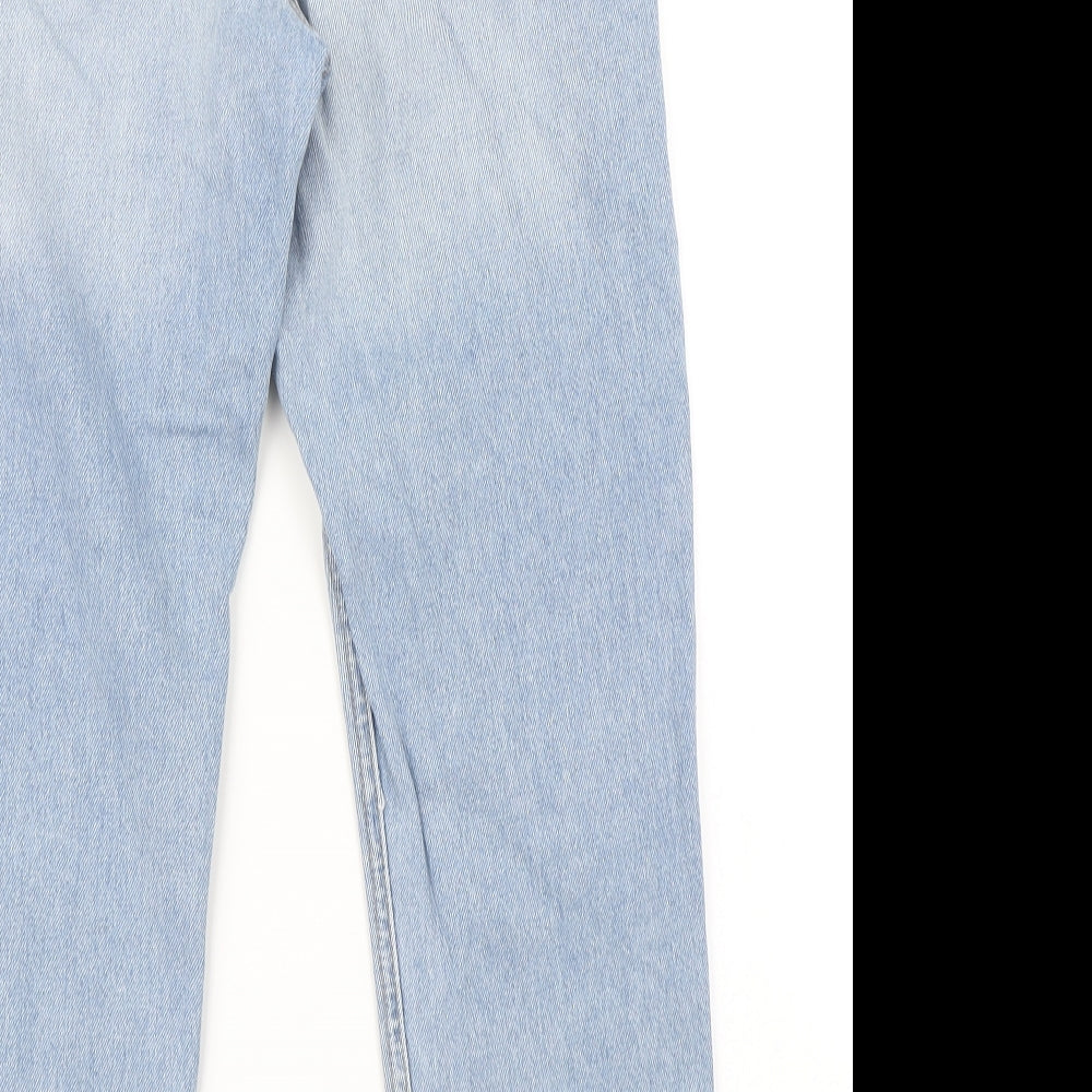 Denim Co Womens Blue Denim Straight Jeans Size 10 L25 in