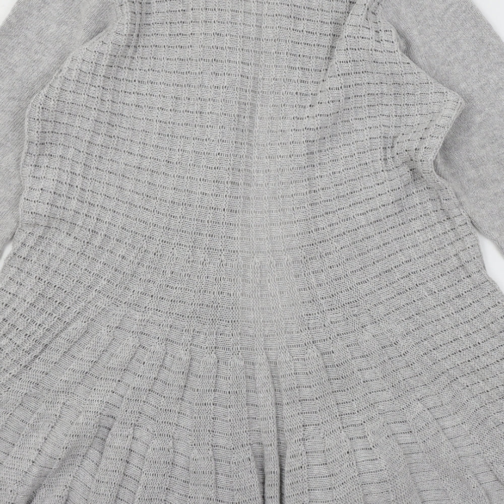 Womens UK Size M Remel Grey Cardigan Jumper
