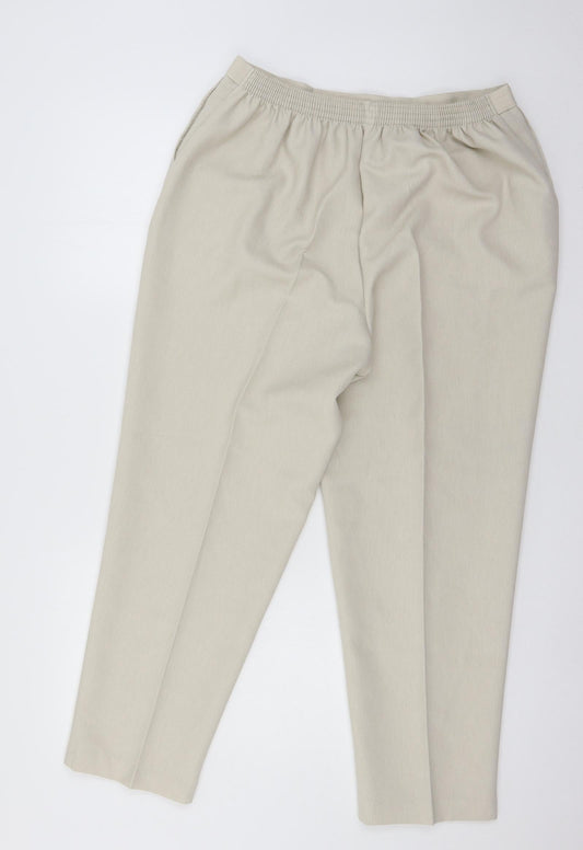 Saira of Manchester Womens Ivory Trousers Size 27 in L26 in