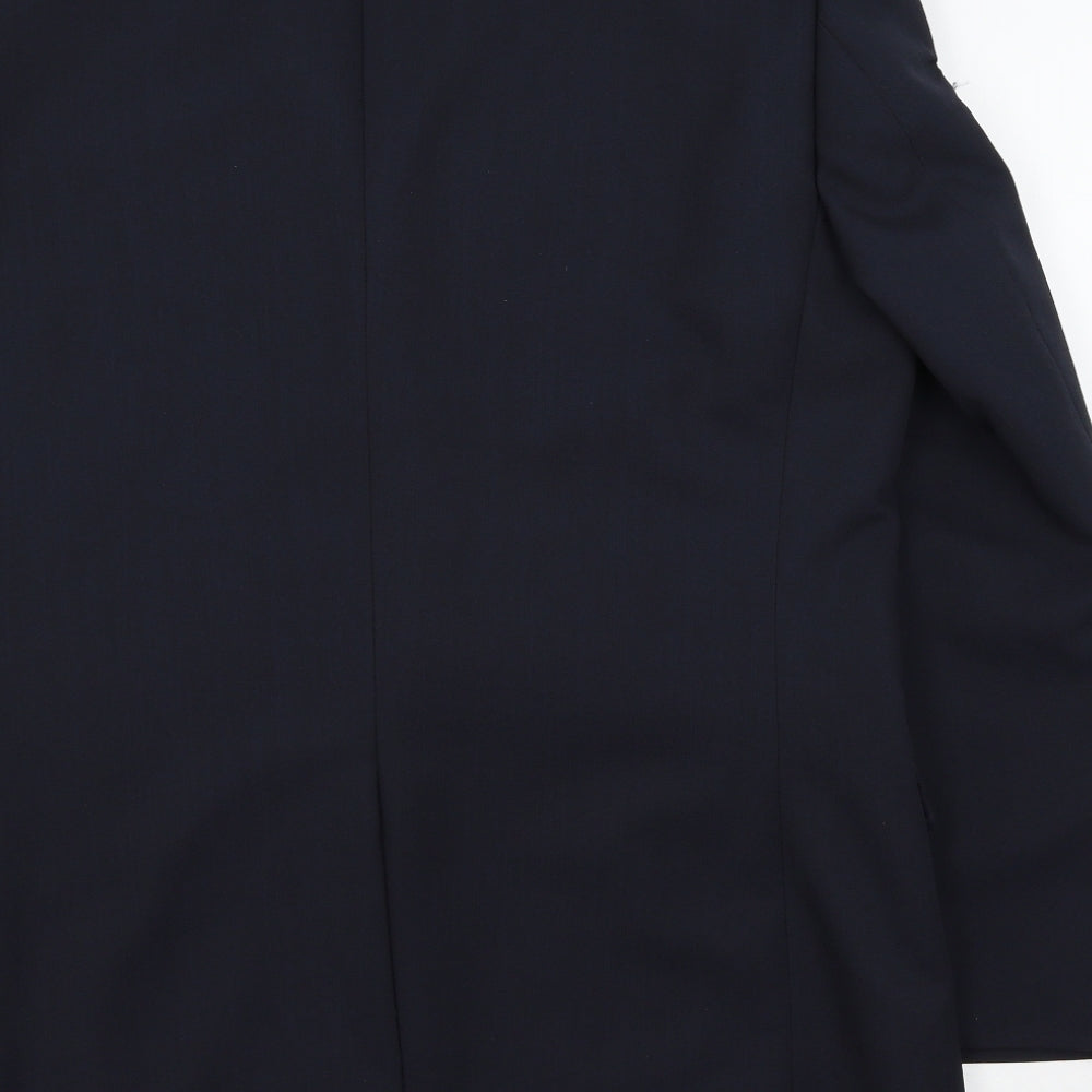 Mens UK Size L Greenwoods Regular Blue Suit Jacket