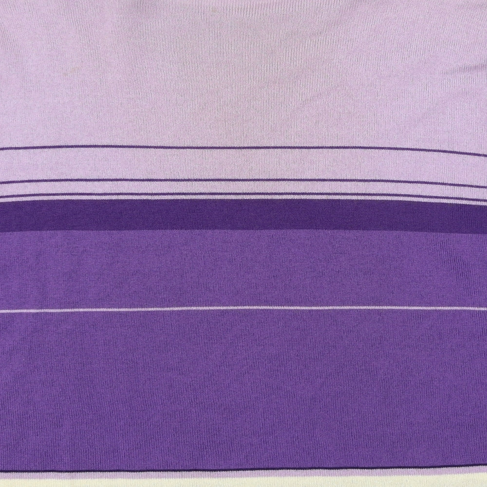 Womens UK Size L Planet Purple Pullover Jumper