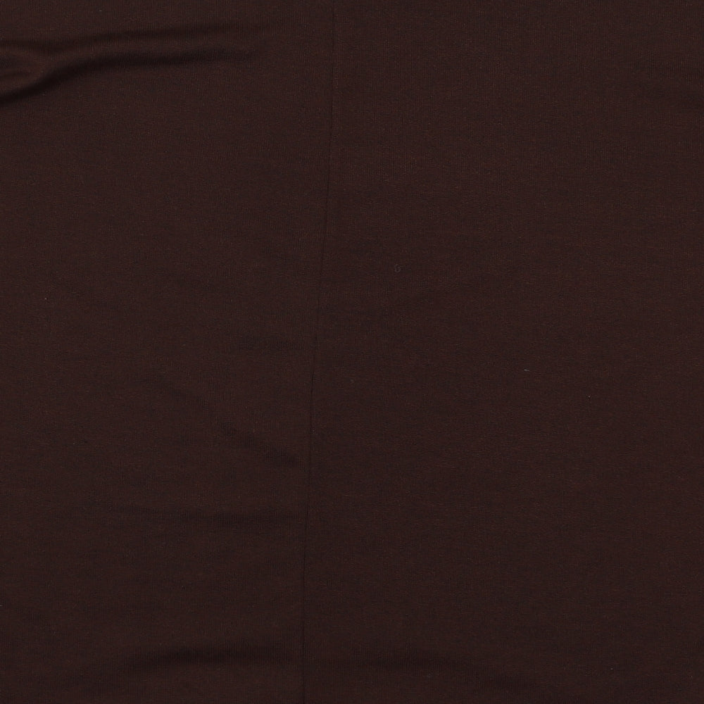 Zanza Womens Brown Knit Pullover Jumper Size XL