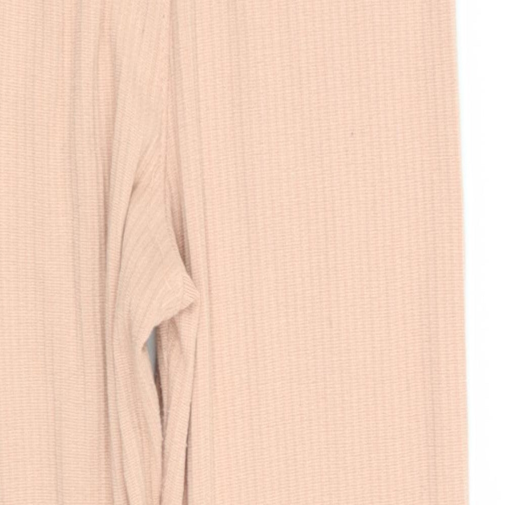 Womens UK Size 8 Missguided Regular Fit Beige Trousers