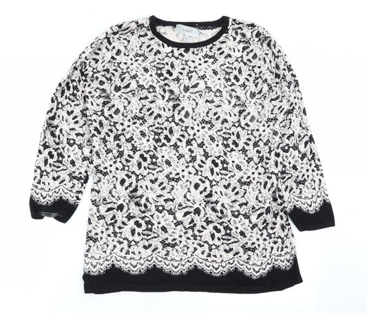 Coast Womens Multicoloured Floral Pullover Jumper Size M