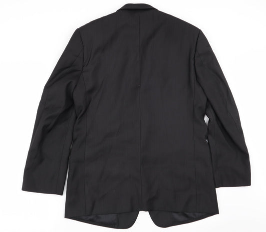Mens UK Size M Preworn Regular Black Suit Jacket