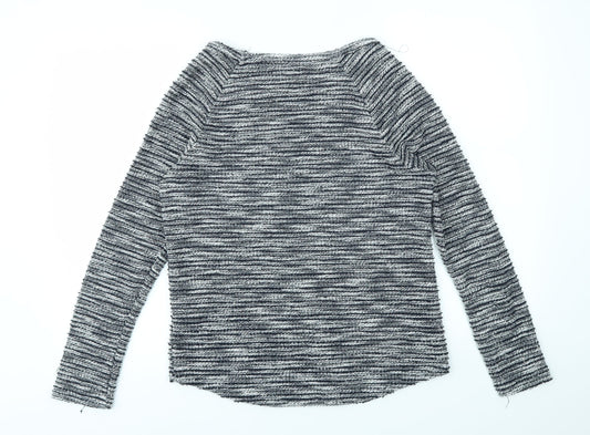 Womens UK Size 10 KNITWEAR Blue Pullover Jumper