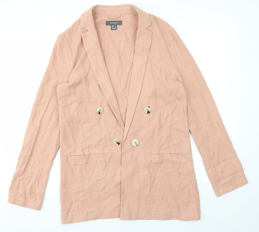 Additional front view of Primark women’s pink jacket blazer, size UK 8