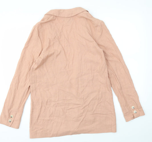 Primark Womens Pink Jacket Blazer Size 8