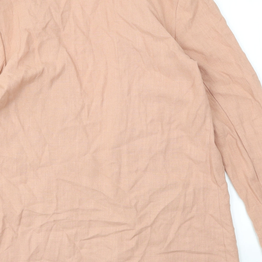 Primark Womens Pink Jacket Blazer Size 8