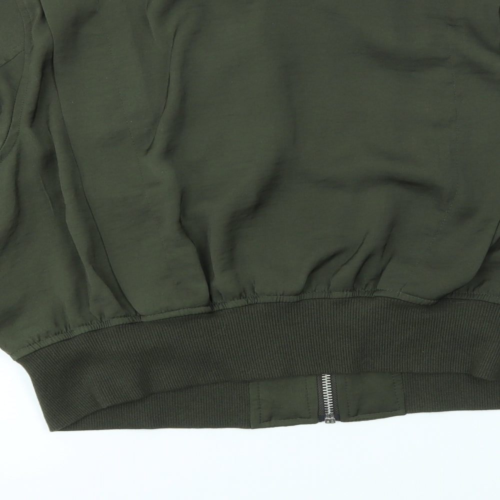 Womens UK Size 8 H&M Green Jacket