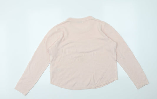 Womens UK Size 12 M&S Pink Pullover Jumper