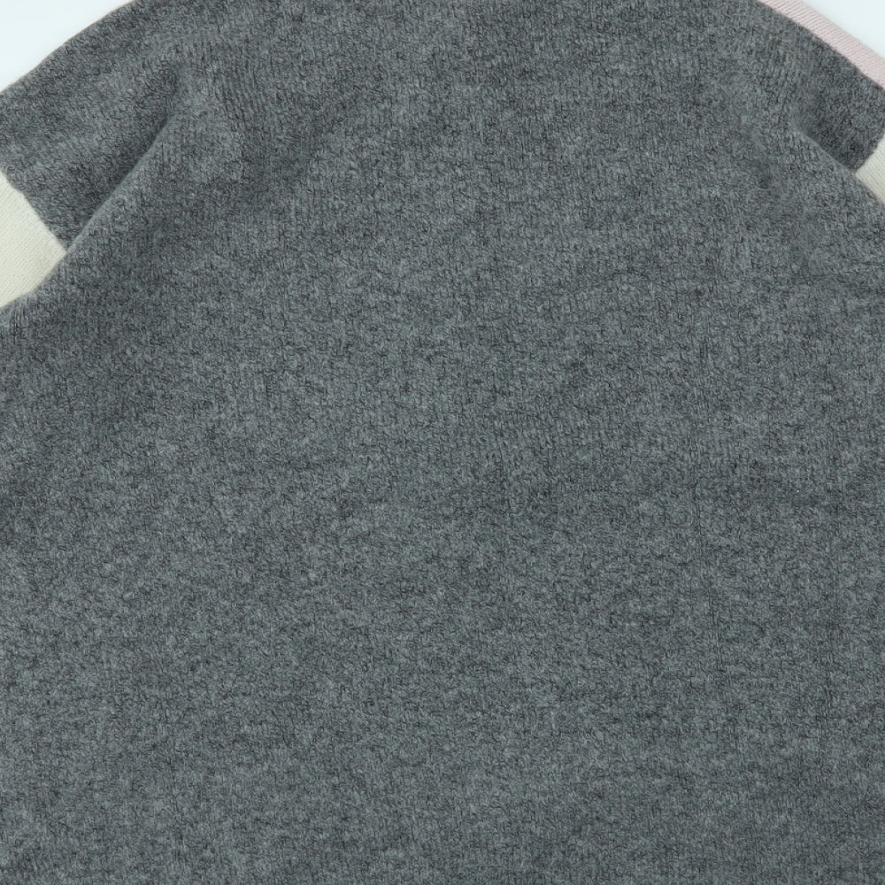 Womens UK Size S M&S Multicoloured Henley Jumper