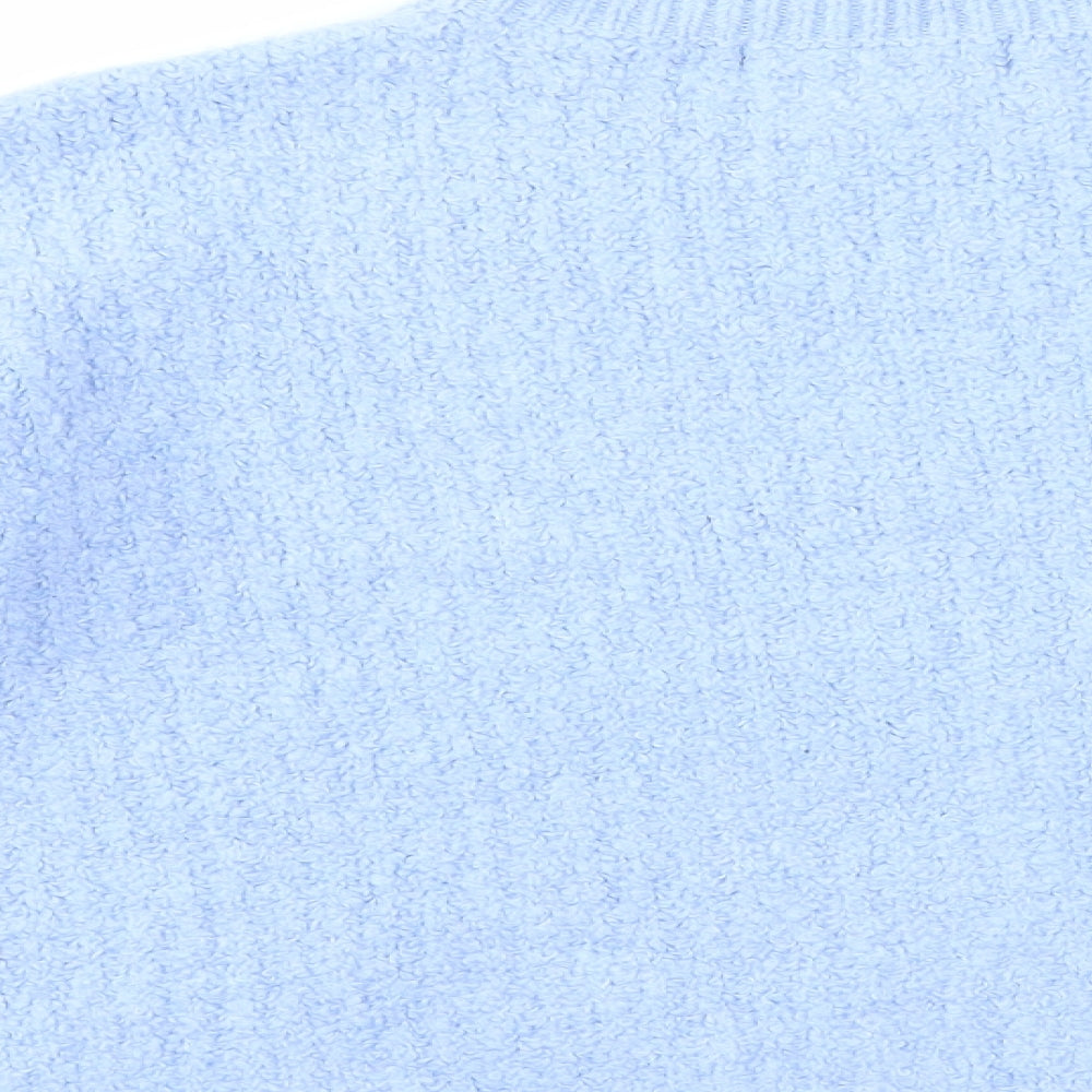 Womens UK Size M M&S Blue Pullover Jumper