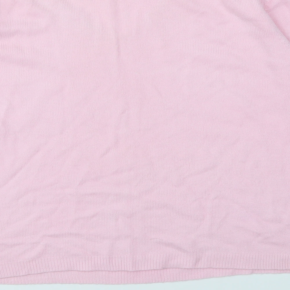 Womens UK Size M Debbie Morgan Pink Pullover Jumper