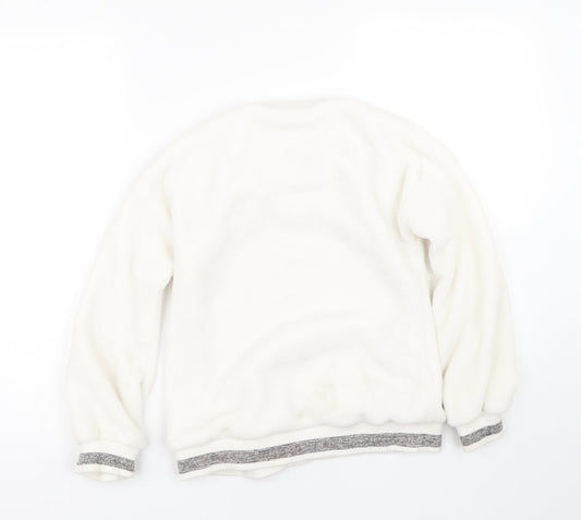 NEXT Girls White Top Pyjama Top Size 12 Years