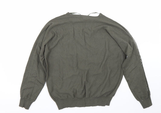 Primark Womens Green Pullover Jumper Size 16