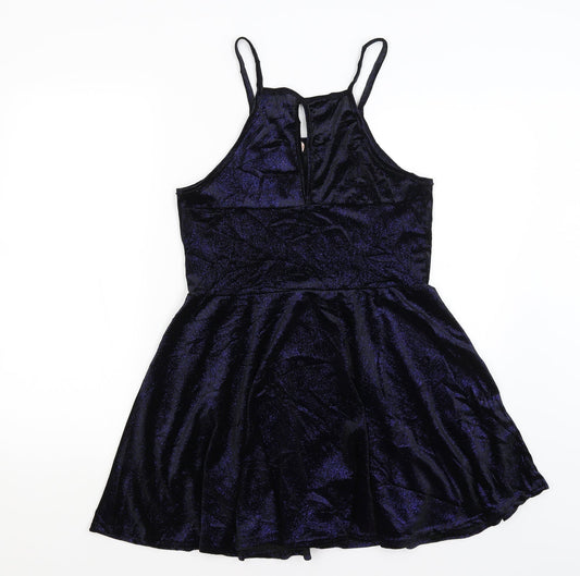 Dolls Womens Blue Bodycon Size M