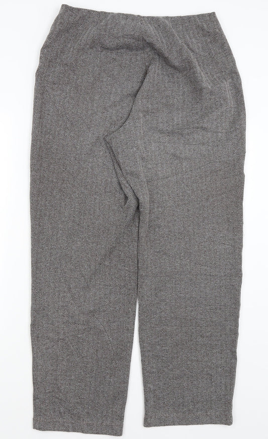 Susan Graver Womens Grey Trousers Size M L29 in