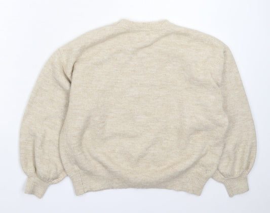 Womens UK Size 8 ASOS Beige Pullover Jumper