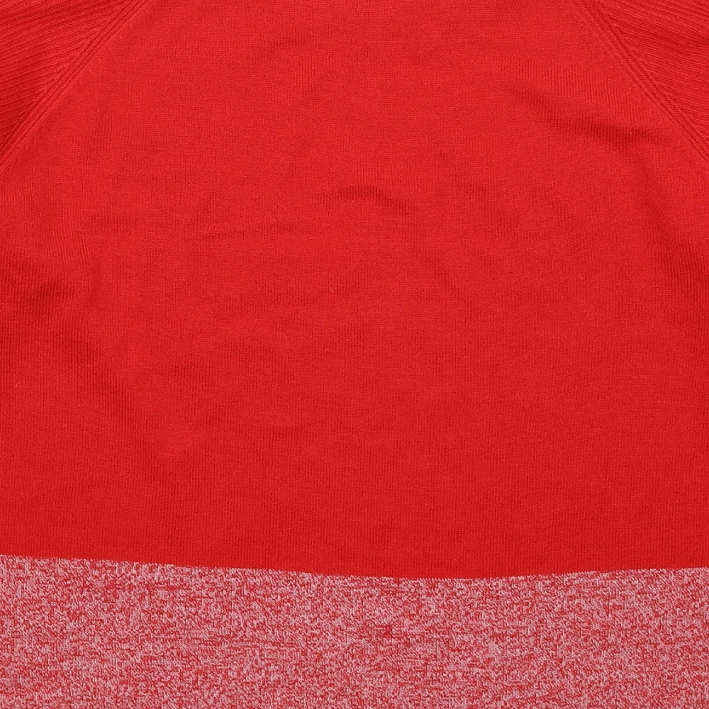 Womens UK Size M NEXT Red Pullover Jumper