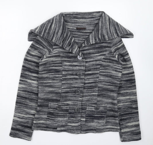 Womens UK Size 12 Principles Grey Cardigan Jumper