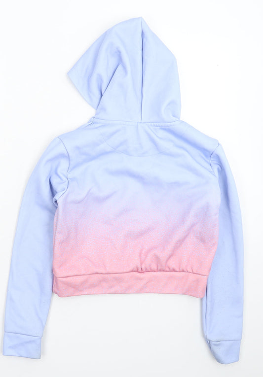 Closure Girls Blue Pullover Hoodie Size M
