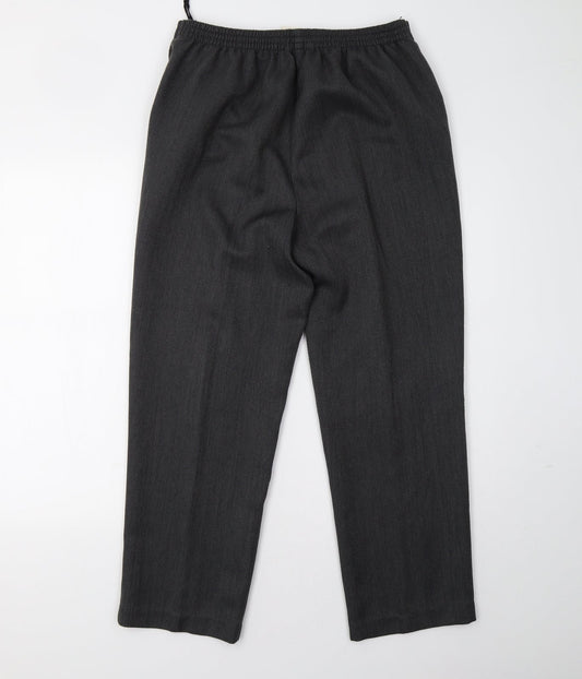 Womens UK Size 12 BM Regular Fit Grey Trousers