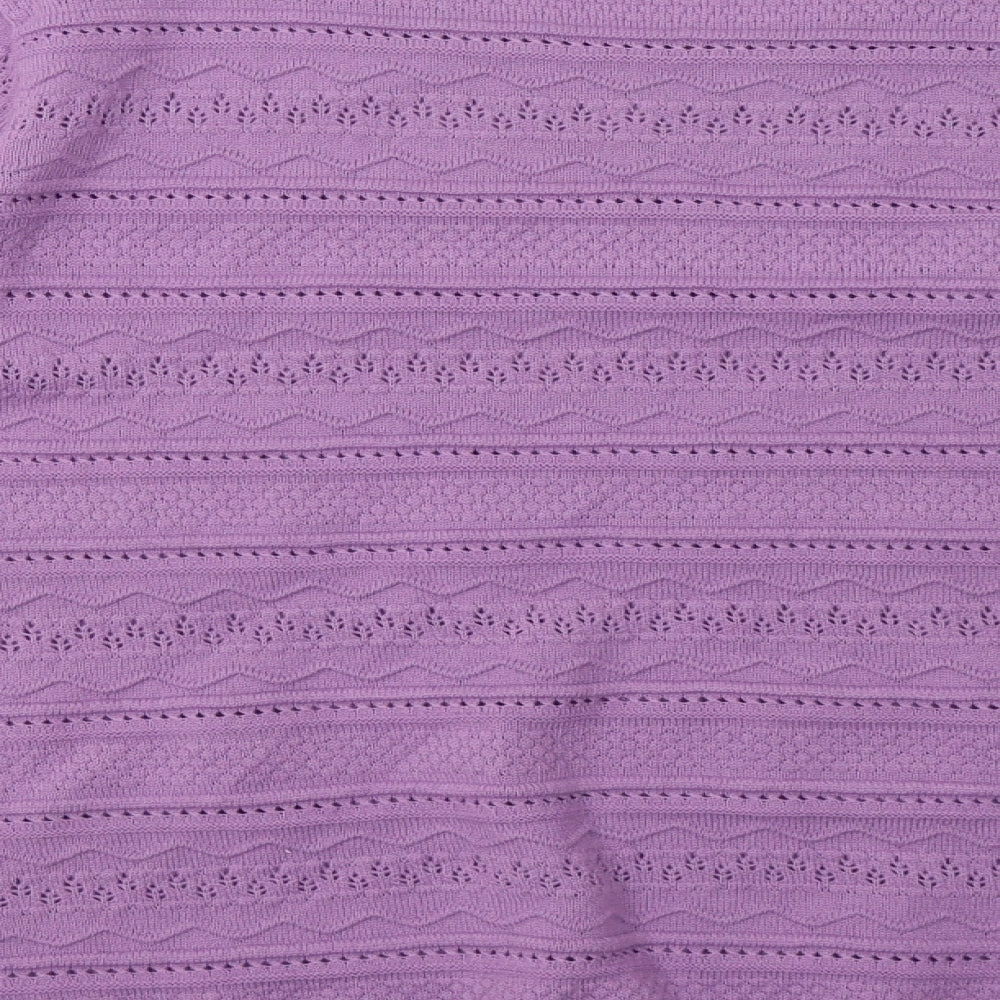 Womens UK Size L EWM Purple Pullover Sweatshirt