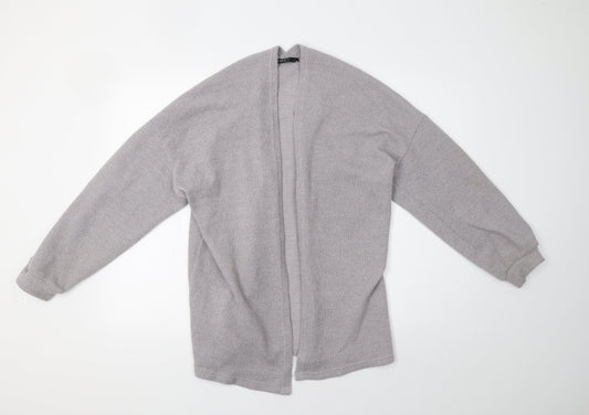 Womens UK Size S SheIn Grey Cardigan Jumper
