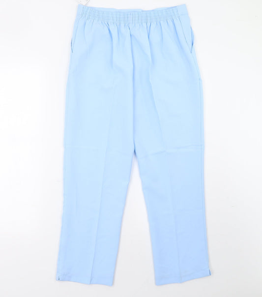 fashion friends Womens Blue Trousers Size 14 L26 in