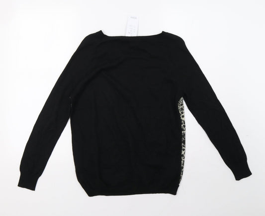 Womens UK Size 6 Marks and Spencer Black Pullover Sweatshirt