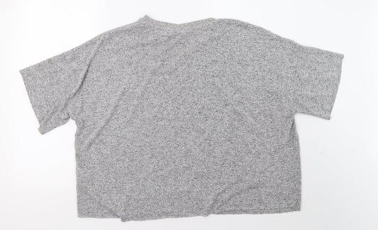 Womens UK Size L H&M Grey Pullover Sweatshirt
