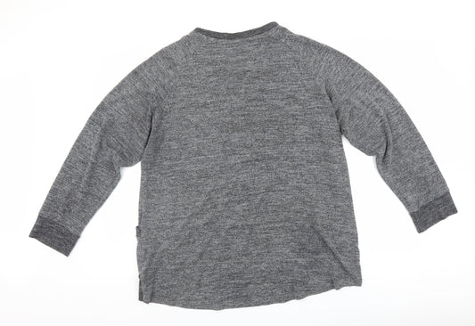 Womens UK Size L Preworn Grey Pullover Jumper