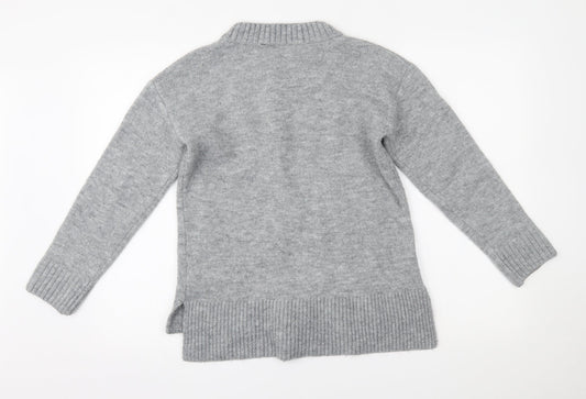 maar Womens Grey Pullover Jumper Size 10