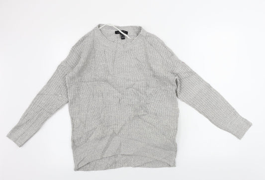 Womens UK Size 6 Atmosphere Grey Pullover Jumper