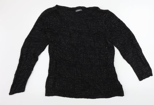 Womens UK Size XL Yessica Black Pullover Jumper