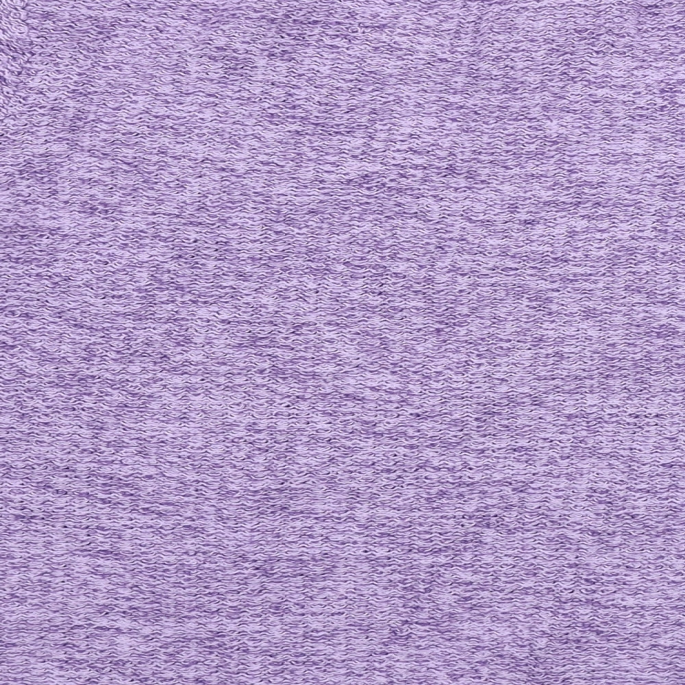 Brand and care label for Croft & Barrow women’s purple jumper, size XL