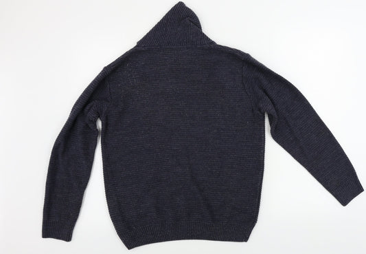 eta fashion Womens Blue Pullover Jumper Size M