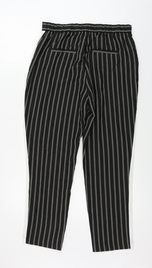 Womens UK Size 10 ASOS Regular Fit Black Trousers