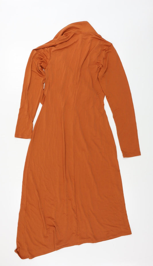 ASOS Womens Orange A-Line Size 8