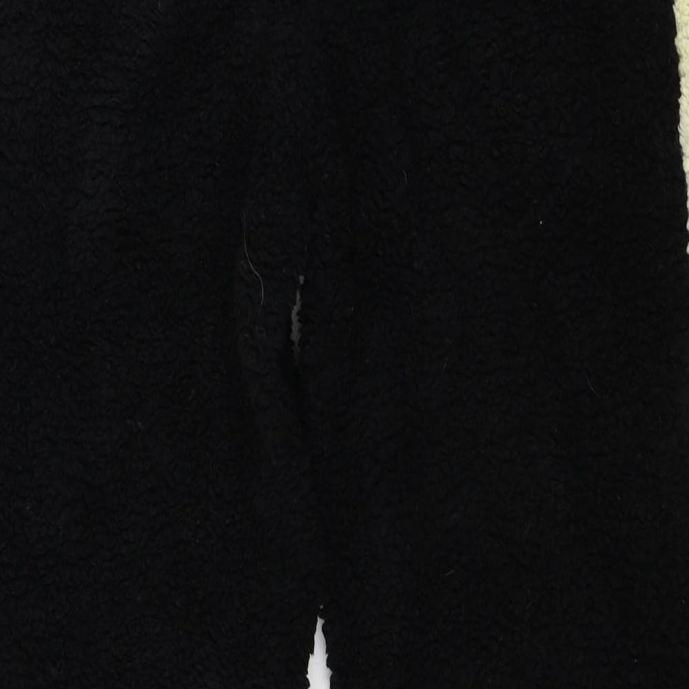 Womens UK Size M ASOS Regular Fit Black Trousers