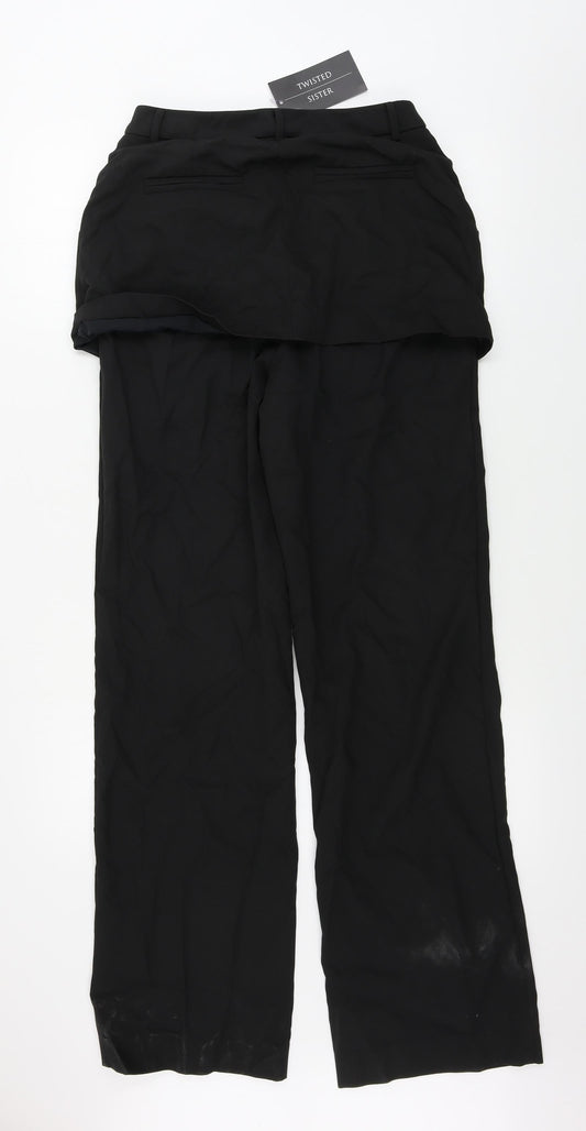 twisted sister Womens Black Trousers Size 30 in L31 in