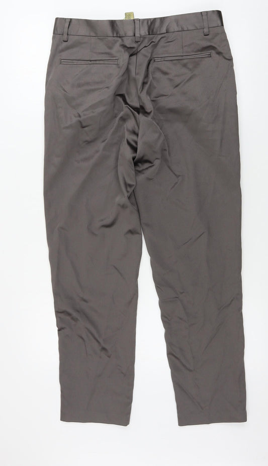 Womens UK Size 32 in ASOS Regular Fit Green Trousers
