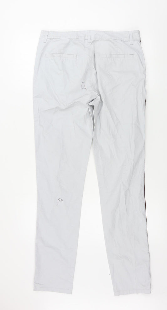 Womens UK Size 31 in ASOS Regular Fit Grey Trousers