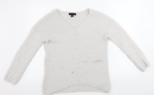Womens UK Size S Atmosphere Beige Pullover Jumper