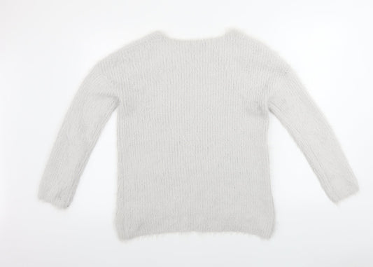 Womens UK Size S Atmosphere Beige Pullover Jumper