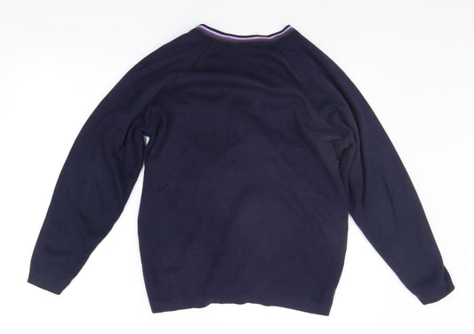 Magicfit Womens Blue Cardigan Jumper Size 8