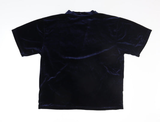 Light Before Dark Womens Blue Pullover Jumper Size S